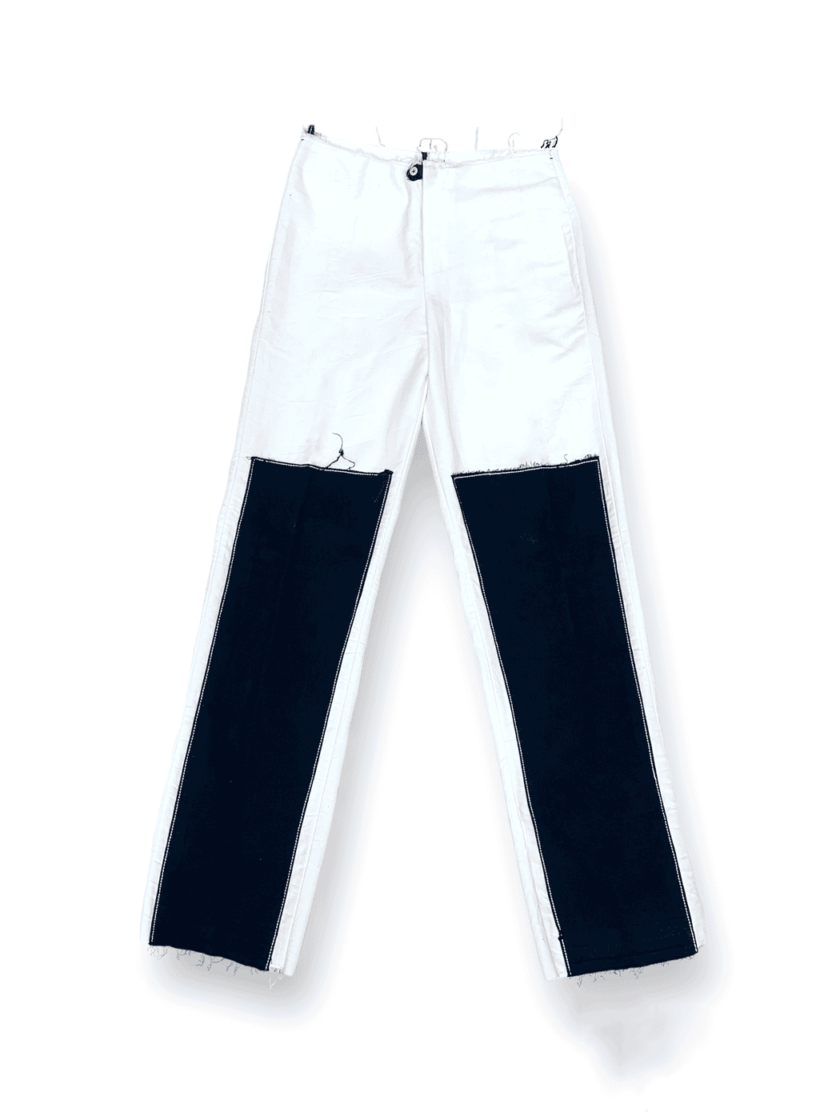 Ajanéé Front Back Panel Tiered Jeans - Image 3