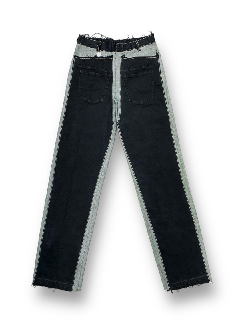 Ajanéé Front Back Panel Jeans in Black
