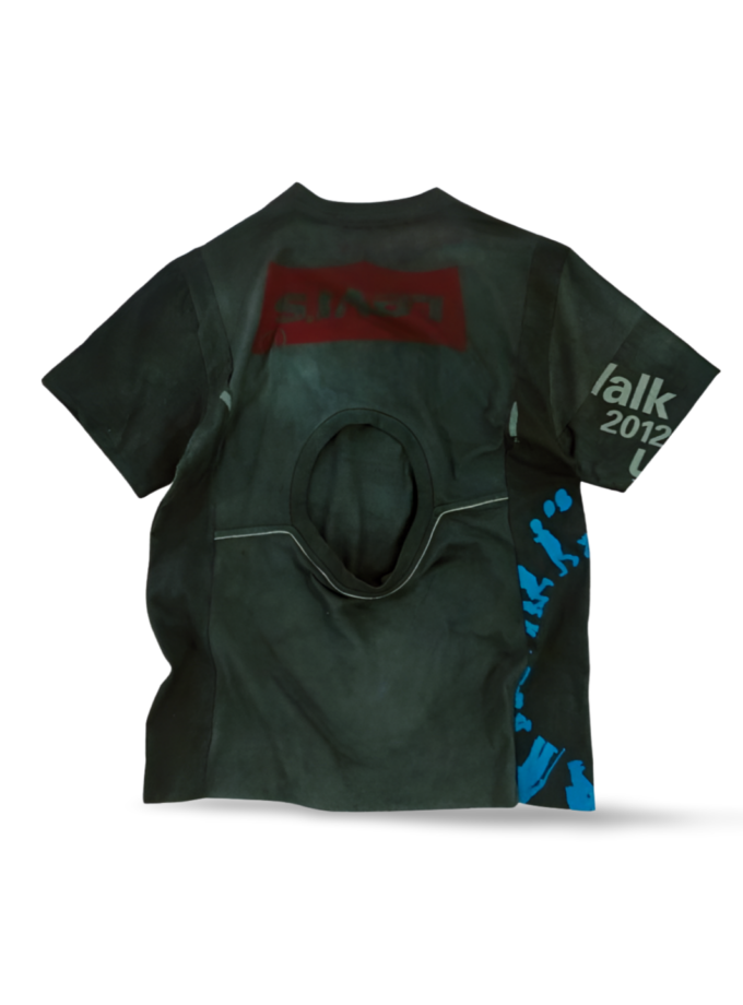 Ajanéé Face-Back Tee in Black