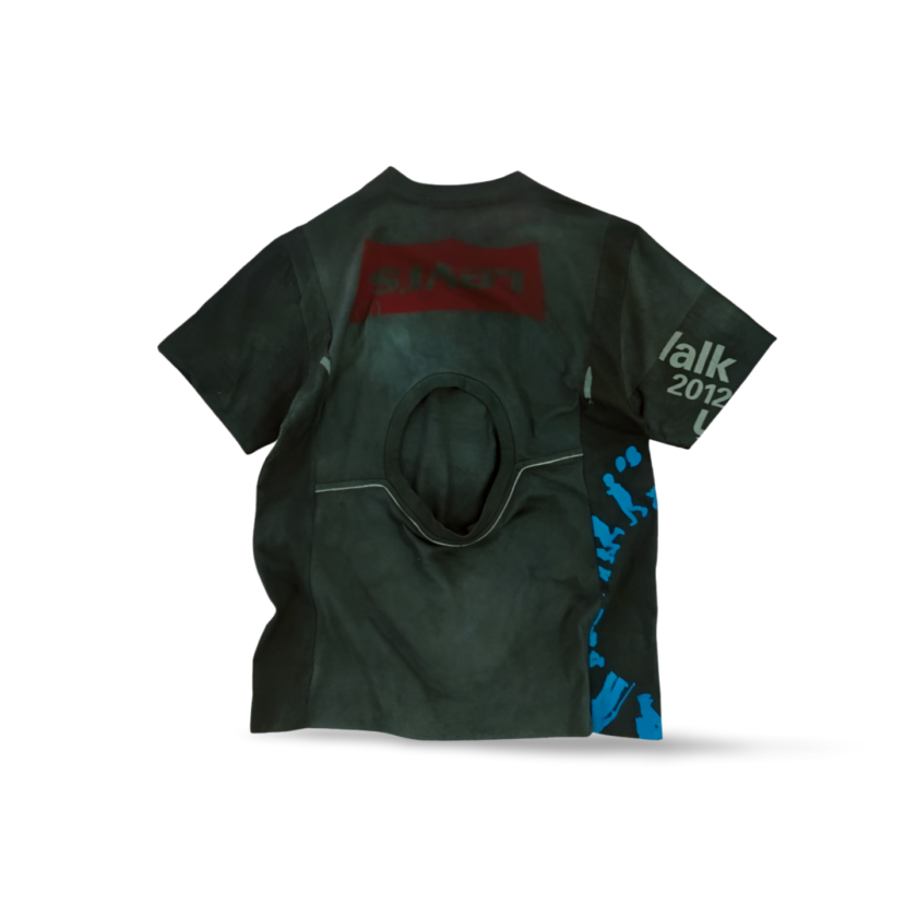 Ajanéé Face-Back Tee in Black