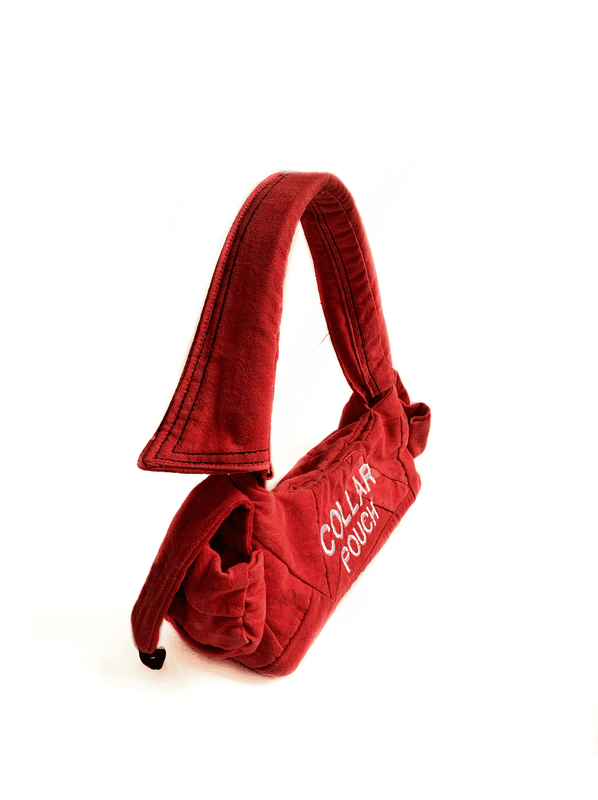 AJANÉÉ Collar Pouch in Red