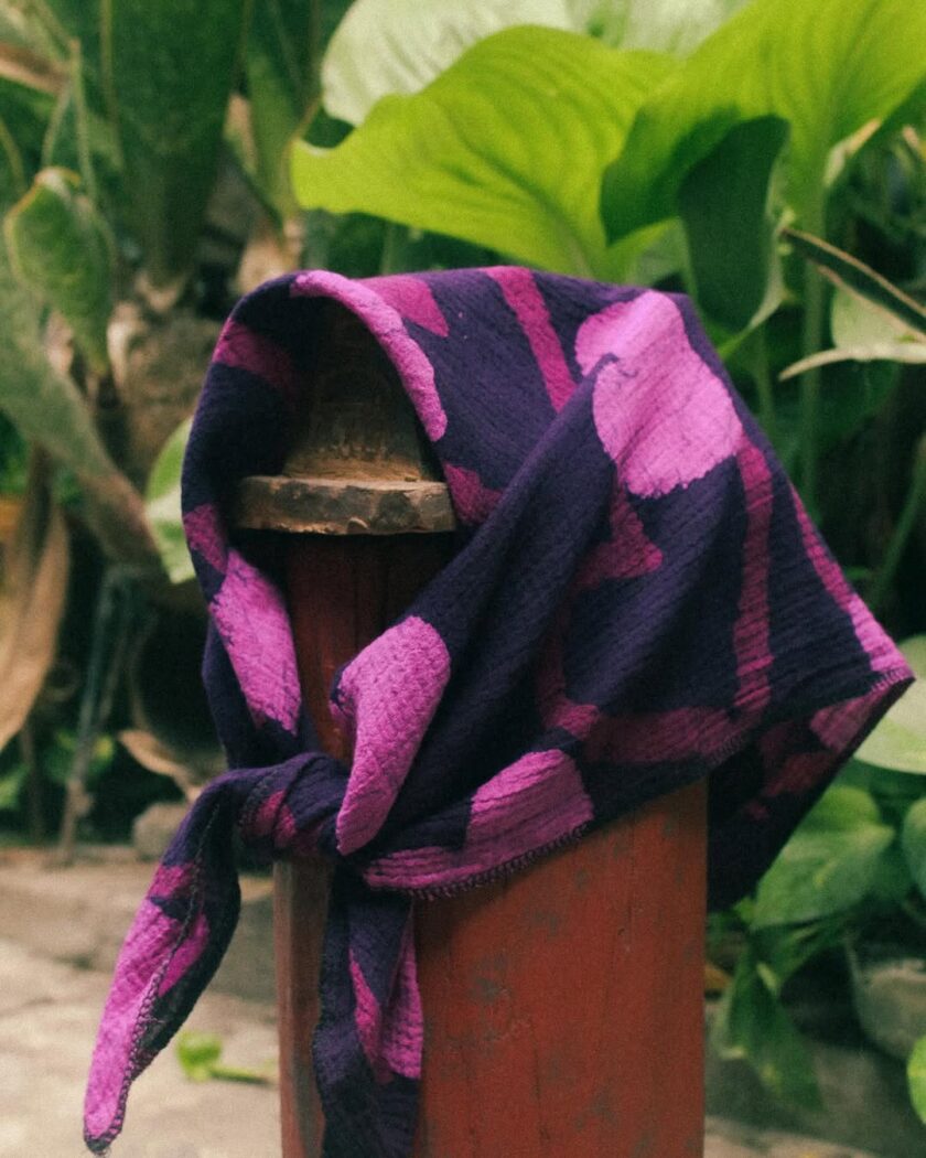 Ife scarf in purple