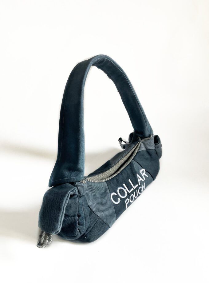 Collar Pouch in Grey