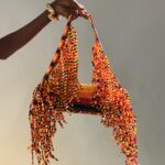 afriquekod ember beaded bag