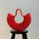 Queens arc beaded bag