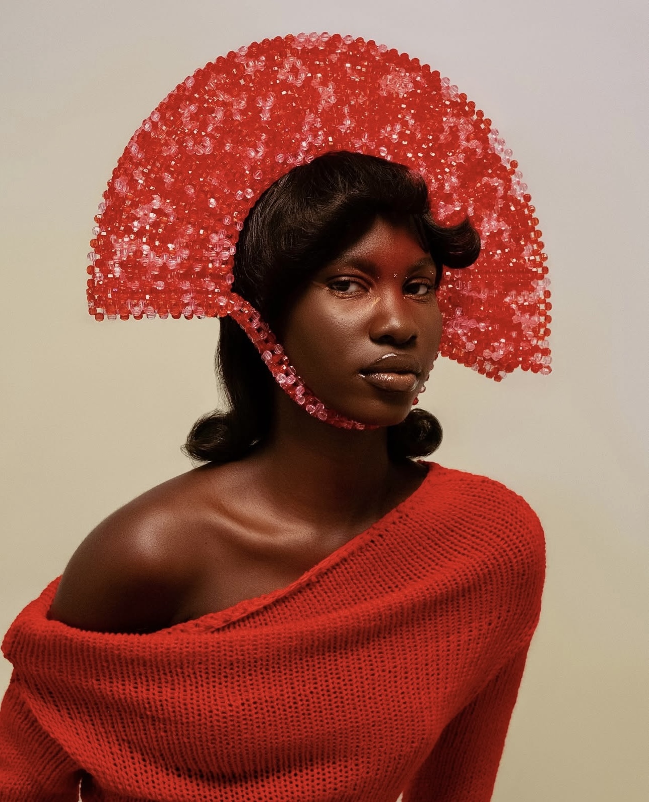 queens arc afrique KOD beaded bag